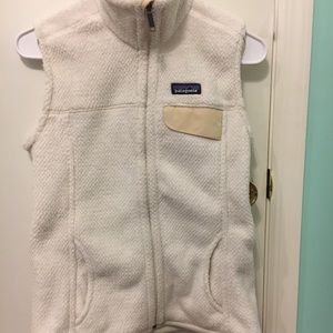 New white Patagonia vest